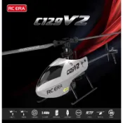 現貨衝評價 現貨 C129V2 定高左右手可切換，無平衡翼迷你直升機6軸陀螺儀四通道 可3D翻滾飛行