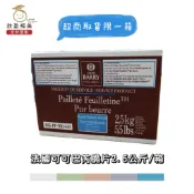 【欣盈福美食材量販】法國可可巴芮脆片2.5公斤/箱(超取限1 箱)