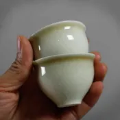 台灣現貨隔日配🔥草木灰釉茶杯【鹿港春囍堂】草木灰釉杯 茶杯 主人杯 個人杯 聞香杯 茶具 茶器 原創手作茶杯 品質保證
