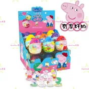 有李好物  Peppa Pig佩佩豬驚奇蛋 適合三歲以上的孩子 兒童最愛 小孩愛吃的水果軟糖附玩具 鐵蛋/10g