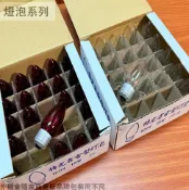 建弟工坊 特光 長壽 E27 燈泡 (紅光 15W 一盒25顆) 紅色 清光 黃光 120V 神明燈 神桌燈 小夜燈 蠟燭燈 鎢絲燈泡 小燈泡