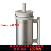 奢匯台 【店長推薦 保固一年】GINT嘉特馬克杯不銹鋼玻璃內膽保溫杯高顏值兩用吸管杯辦公室水杯