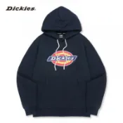 Dickies長袖連帽T 鋪棉刷毛 深藍保暖厚磅 男女帽衫 長袖連帽上衣現貨販售 美國經典品牌原價2480特價1980