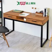HOPMA 工業風二抽一格書桌 E-GS9033【廠商直送 限單獨下單】台灣製造 工作桌 抽屜 電腦桌 辦公桌【愛買】