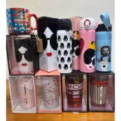 全新 收藏品 星巴克聯名款 Alice Olivia Paul & Joe ANNA SUI 安娜蘇 雙層馬克杯 保溫杯