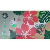 台灣 星巴克 花朵 第二代 隨行卡