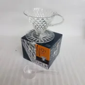 日本製~Key Coffee鑽石水晶濾杯（圓錐形） 78973