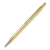 (店+)【CROSS】 限量1+1 經典世紀系列 18K包金 2802原子筆 /支 贈 3502 亮鉻原子筆