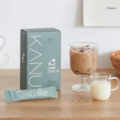 韓流小舖 K STYLE 韓國孔劉咖啡 MAXIM麥心 KANU 微糖低咖啡因拿鐵 (13.5g×10入/盒) 低咖啡因拿鐵 微糖拿鐵 kanu咖啡