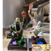 一對價格~4吋樹脂七爺八爺 黑白無常 范將軍謝將軍 神將擺件 招財鎮宅風水擺件