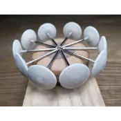 【麥小二】現貨~帶柄羊毛硬飛碟拋光輪/支
