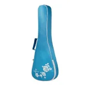 21吋烏克麗麗袋 扶桑花琴袋 水藍色 Flora Ukulele Bag
