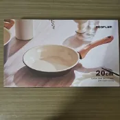Neoflam 陶瓷塗層碳鋼平底鍋 不沾鍋 20cm 棕（不挑爐具）