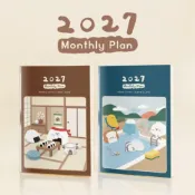 (店+)【青青】小呸角 2027年 跨年月計畫手冊 25K-捏本丸/理髮廳/游泳池/熱氣球