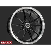 【五股泓越經銷】全新 泓越 MAXX 鋁圈 18吋 旋鍛 M833 鋼琴黑拋光邊 類 WORK ZR10 多爪 海拉風