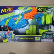 NERF熱火獵豹旋風巨鑽飛盤髮射器飛碟彈 玩具槍【Kevin潮趣廠】