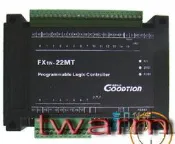 含稅 三菱PLC FX1N FX1N 22MT控制器 24V 類比量 溫度控制 帶指示燈 線上監視