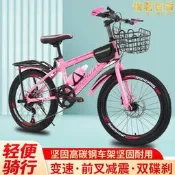 兒童自行車 女孩公主款 中大童單車 20吋22吋24吋26吋 多段變速 小學生騎乘 附發票