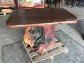 (((萬仲館))) 天然花梨木原木桌 樹頭桌腳 原汁原味 泡茶桌 換現金便宜賣
