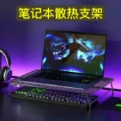 全球選品1館 生活百貨 筆記型電腦支架散熱底座燒烤架支撐架書桌可折疊家用多功能增高架