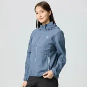 【ATUNAS 歐都納】女款精彩隨行輕薄風衣外套(A2GA2516W深藍/抗UV防曬/透氣/戶外/休閒旅遊/日常穿搭*)