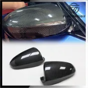 適用於BMW寶馬 F10 M5 F12 F13 F06 M6 碳纖維後視鏡殼 倒車鏡罩 反光鏡 卡夢後照鏡護罩