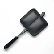【福介商店】南部鐵器 日本鑄鐵烤盤 IWACHU 岩鑄 三明治烤盤 熱壓三明治