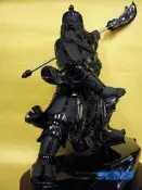 珍藏天地~黑曜岩關聖帝君雕件(關公~武關公)