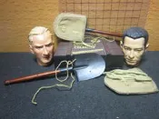 WG1二戰部門 DID日軍1/6大圓鍬附套一支(金屬鏟面木柄) mini模型