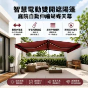 戶外遮陽棚手搖伸縮式遮陽遮雨棚k3鋁合金牆上遮陽篷庭院電動雨棚