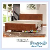 ╭☆雪之屋☆╯彩虹5尺金柚木雙人床/床板/床架/DIY自組 S579-09