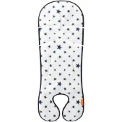 【日本 Combi 康貝】超透氣涼感推車汽座座墊 さらすやエアスルーシートα（星空深藍 Star Navy）
