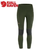 悠遊山水戶外生活館 【Fjallraven 小狐狸 女 Abisko Trekking Pro 緊身褲《森林綠/鐵灰》】F84771/登山褲/瑜珈褲