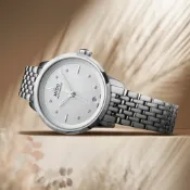 MIDO 美度 官方授權 Rainflower 花雨系列機械女錶 周年慶獻禮 送禮推薦-34mm M0432071101100