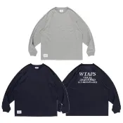【Wtaps】Wtaps ACADEMY / LS / CTPL 灰/海軍藍 252ATDT-CSM14