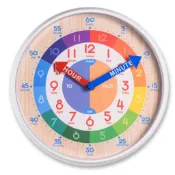 ORIENT OWC 無聲時間學習掛鐘教育學習英語時鐘/來自韓國首爾