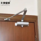 大門緩衝器 門弓器 液壓緩衝門弓器 自動閉門 自動關門器 緩衝閉門器自動關門家用大號液壓防盜門彈簧閉合弓防火門90度定位
