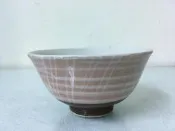 WH26930【四十八號老倉庫】全新 早期 台灣 普普風 條紋 古早碗 飯碗 碗粿碗 完整 1碗價【懷舊收藏拍片道具】