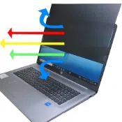 (店+)【Ezstick】HP Probook 470 G8 G9 G10 防窺片｜檔片式固定設計｜防藍光/防眩光｜左右或四向視角選擇｜180度/左右防窺
