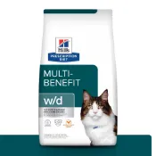 《Hill's 希爾思》貓 w/d 1.5kg 8.5lb(3.85kg) 處方飼料 消化及體重管理配方