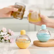 【可重複使用】燈泡冰球製冰模具食品級硅膠威士忌大號球形冰塊模具自制家用冰格冰球模具 製冰球模 硅膠冰球 冰塊模