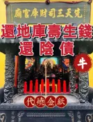 紫貝殼 【壽生錢 牛】還地庫壽生錢【三司財庫官廟】