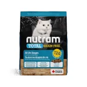 NUTRAM 紐頓 T24 無穀鮭魚+鱒魚 挑嘴全齡貓糧 1.13kg 貓飼料 貓糧 貓乾糧 全齡貓 成貓 挑嘴