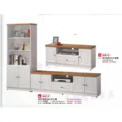 香榭二手家具*全新精品 鄉村風烤白色電視矮櫃4尺/6尺-電視櫃-長櫃-客廳櫃-沙發櫃-高低櫃-音響櫃-置物櫃-白色-L型