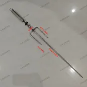🔥臺灣出貨🔥防燙不鏽鋼烤羊腿叉子三叉燒烤架自動旋轉u型叉齒輪烤鴨烤雞叉APT