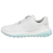(店+)【ecco】13276301007 ecco愛步 時尚休閒簡約 低幫 高爾夫球鞋 女款 白色