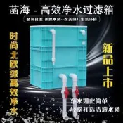優選賣家限時特惠臺灣熱賣 魚缸龜缸魚池彩色過濾箱周轉箱客廳養魚過濾器家用過濾增氧系統