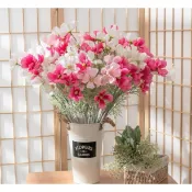 【花箱】仿真花-仿真波斯菊 桃谷格桑花 波斯菊 荷蘭菊 網紅布置 捧花 不凋花 永生花 婚禮佈置 手作素材 攝影道具