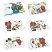 (店+)【收納王妃】LINE FRIENDS-日常系列 硬式珪藻土地墊(60x39) I 台灣製 正版授權 硅藻土 腳踏墊 吸水 地墊