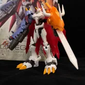 收藏調整｜二手已組 正版日製｜稀有 奧米加獸 Omnimon 增幅版 數碼寶貝 皇家騎士團 組裝模型 萬代